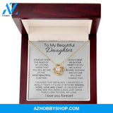 To My Beautiful Daughter | The Most Beautiful Chapters | Love Knot Necklace