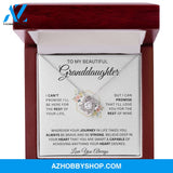 To My Beautiful Granddaughter I Cant Promise Love Knot Necklace