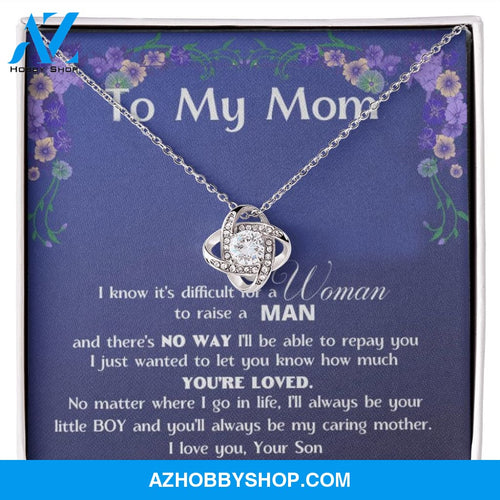 To My Beautiful Mom, Mother Day Gift From Son, Silver
