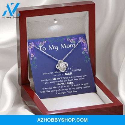 To My Beautiful Mom, Mother Day Gift From Son, Silver