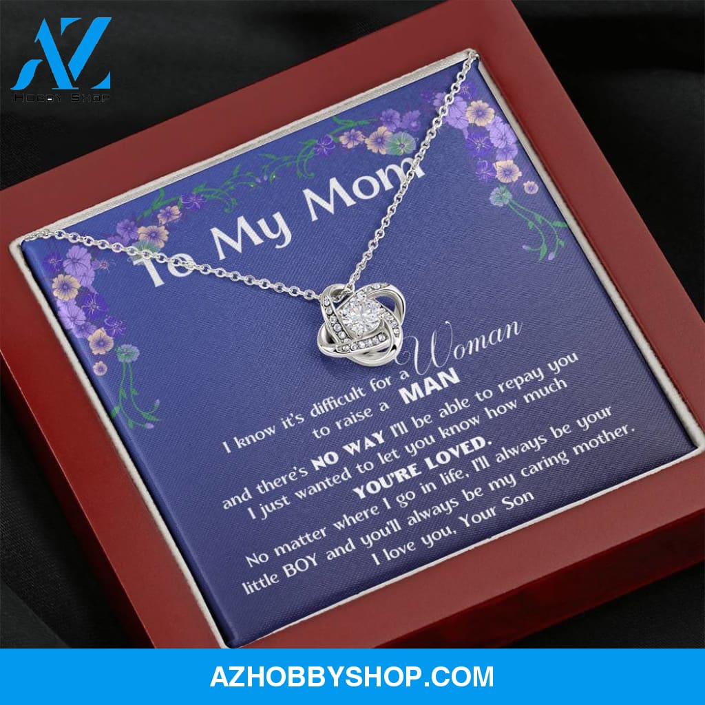 To My Beautiful Mom, Mother Day Gift From Son, Silver