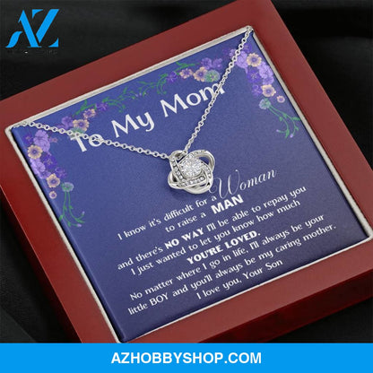 To My Beautiful Mom, Mother Day Gift From Son, Silver