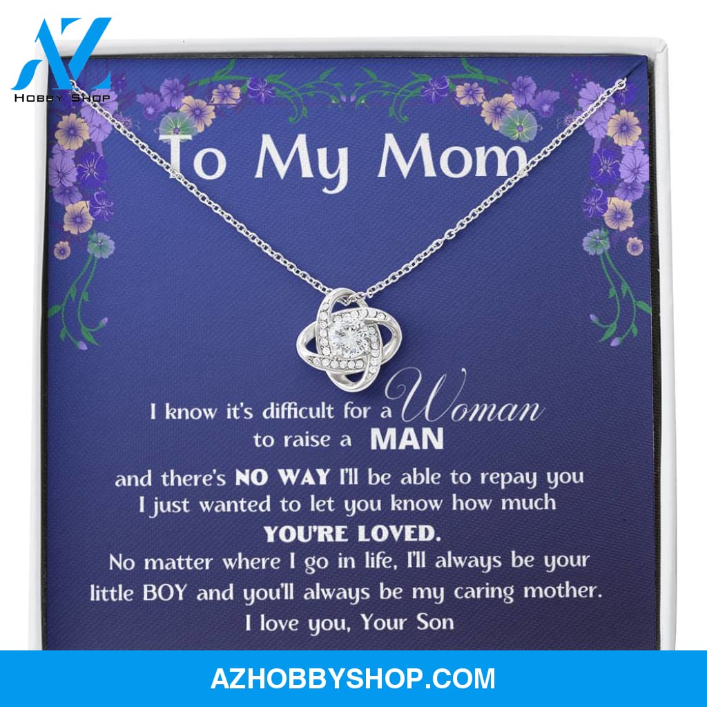 To My Beautiful Mom, Mother Day Gift From Son, Silver