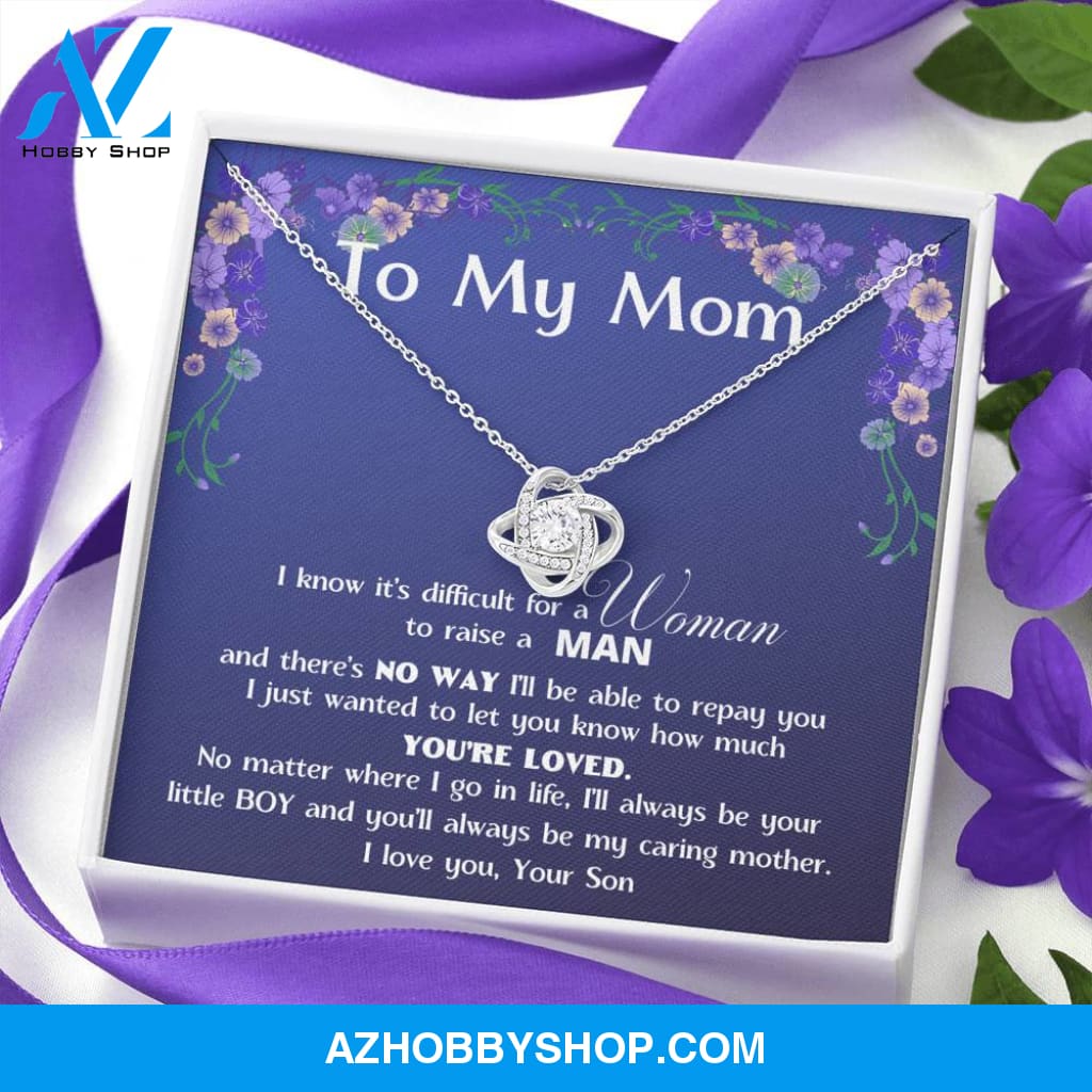 To My Beautiful Mom, Mother Day Gift From Son, Silver