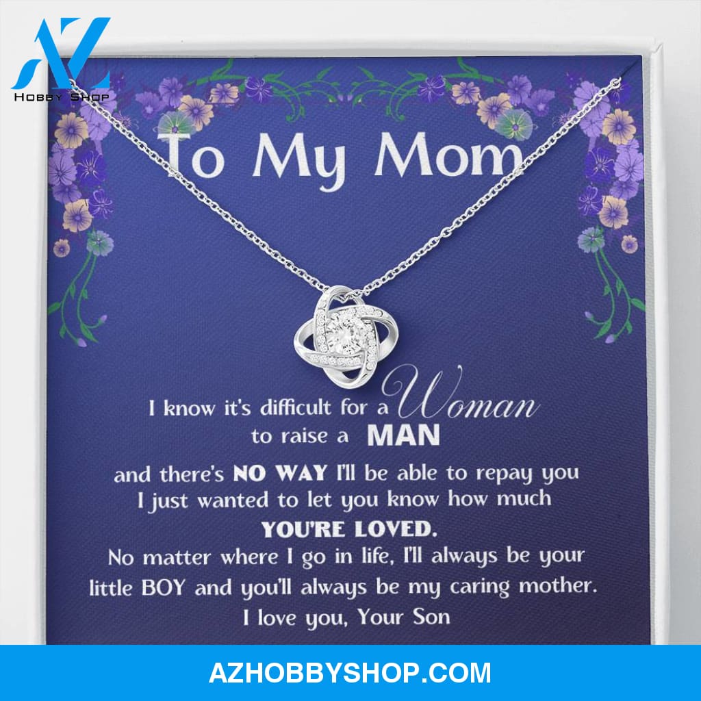 To My Beautiful Mom, Mother Day Gift From Son, Silver