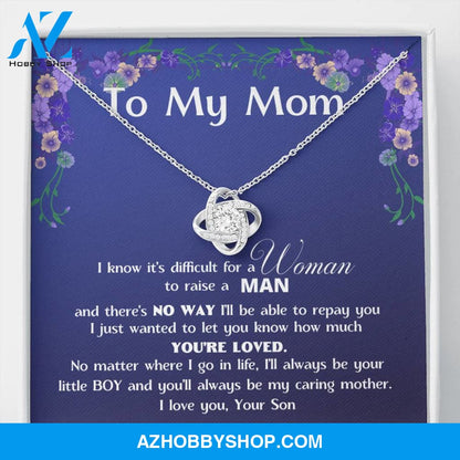 To My Beautiful Mom, Mother Day Gift From Son, Silver