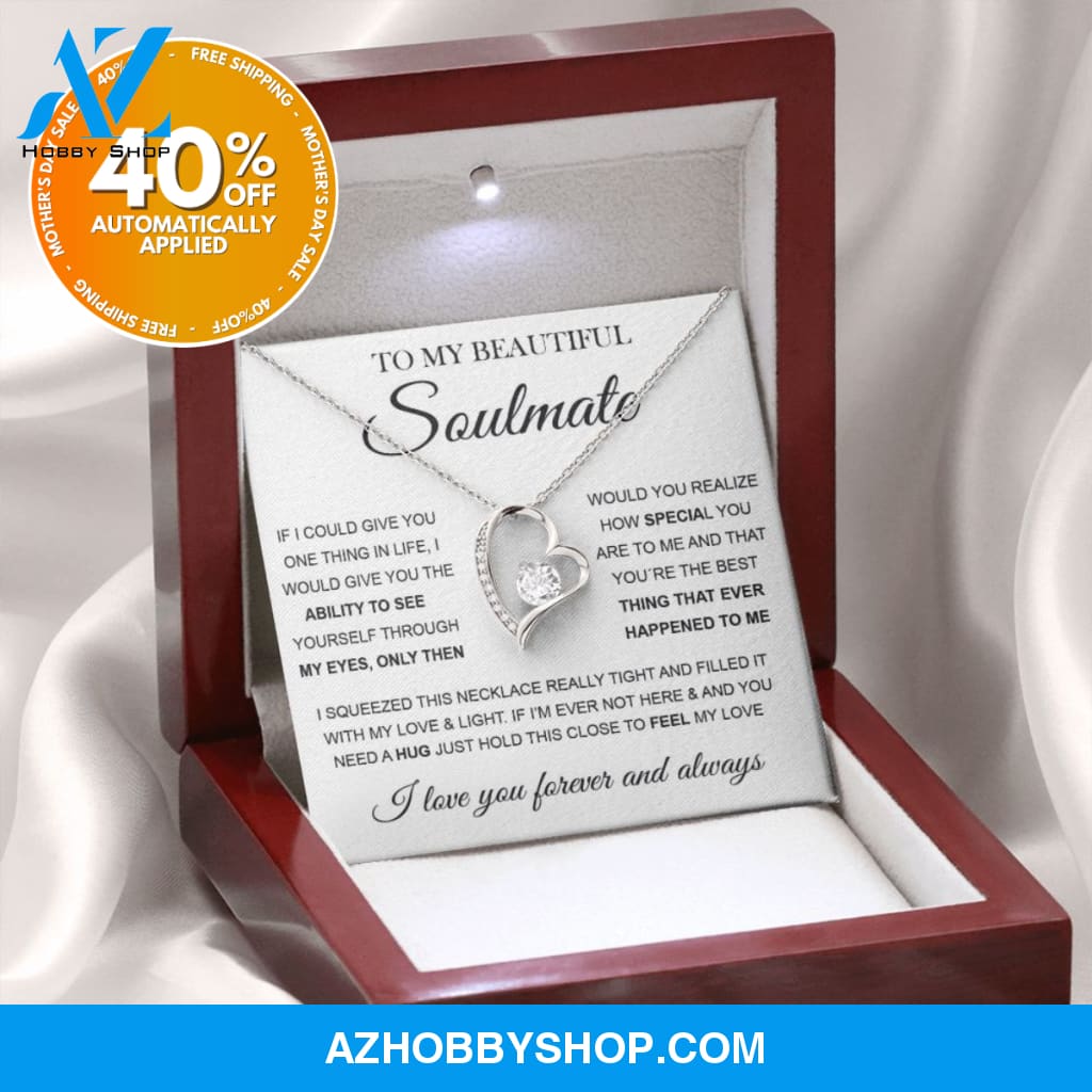 To My Beautiful Soulmate | Forever Love Necklace ??