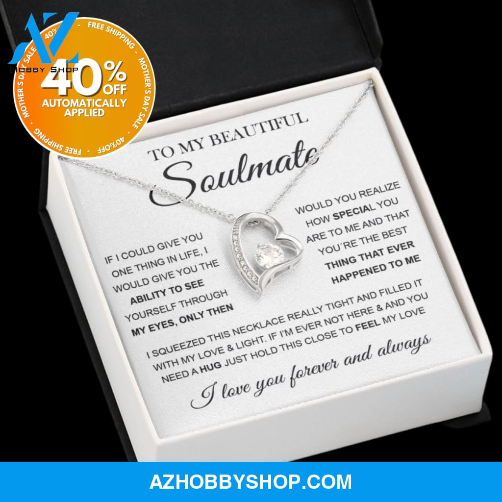 To My Beautiful Soulmate | Forever Love Necklace ??