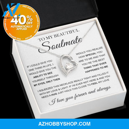 To My Beautiful Soulmate | Forever Love Necklace ??