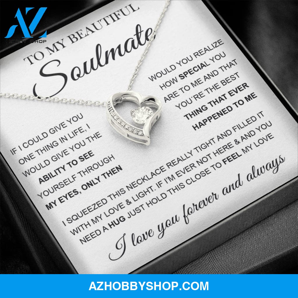 To My Beautiful Soulmate | Forever Love Necklace ??