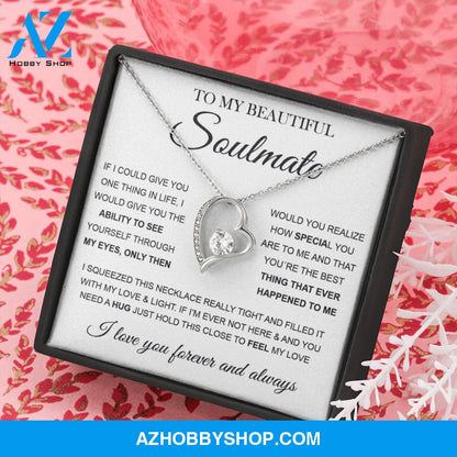 To My Beautiful Soulmate | Forever Love Necklace ??