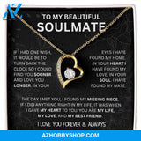 To My Beautiful Soulmate | I Have Found My Mate | Black Version | Forever Love Necklace