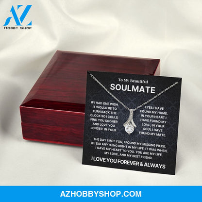 To My Beautiful Soulmate l Alluring Beauty Necklace