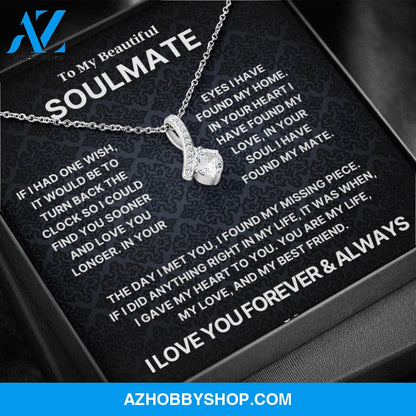 To My Beautiful Soulmate l Alluring Beauty Necklace