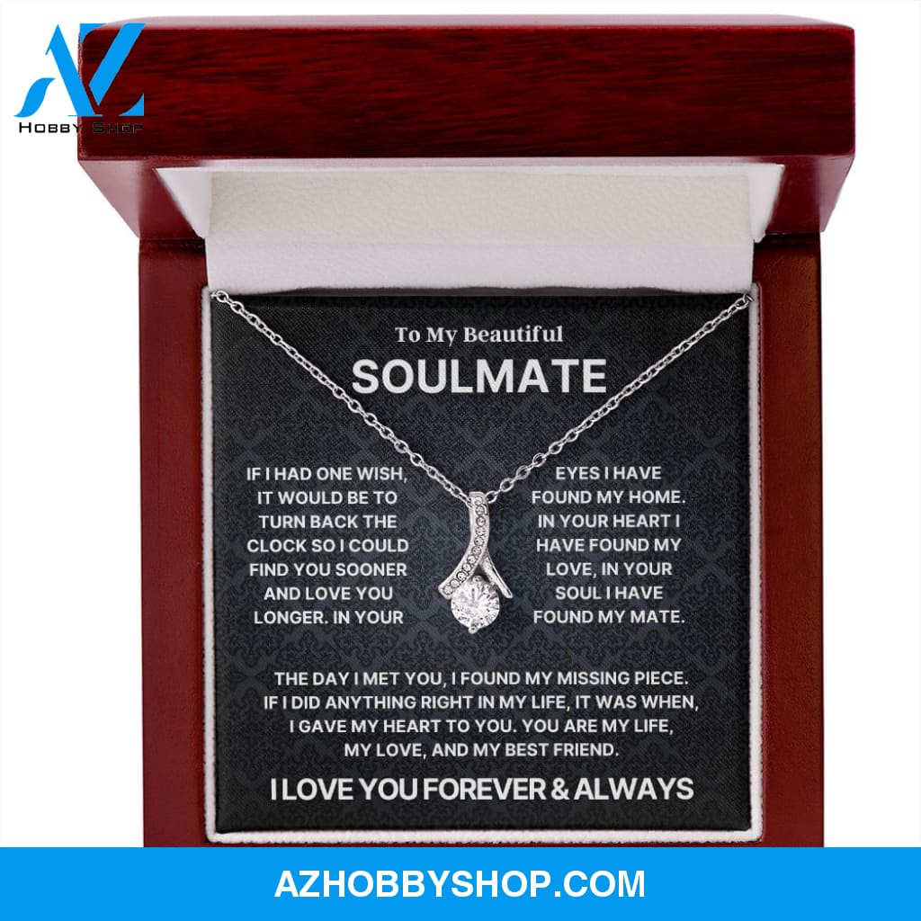 To My Beautiful Soulmate l Alluring Beauty Necklace
