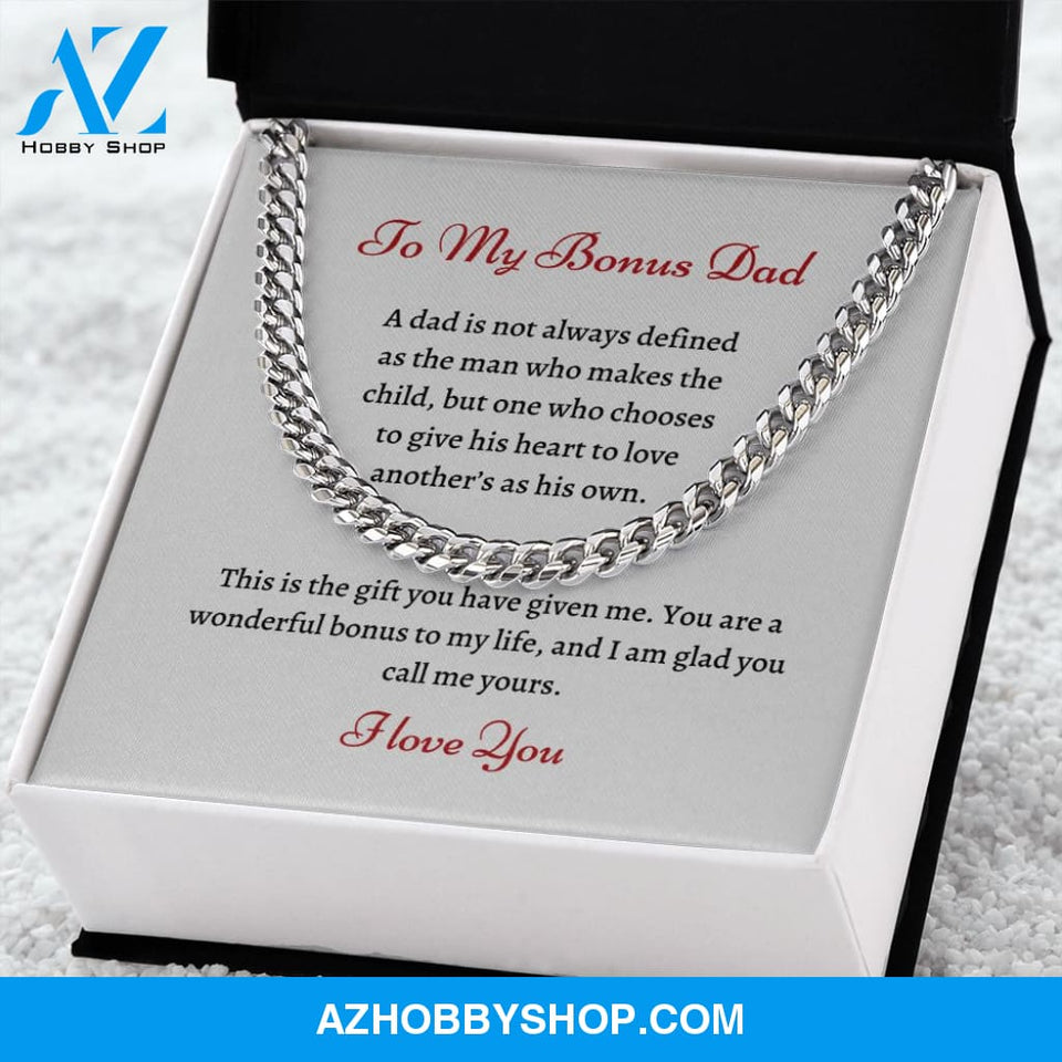 To My Bonus Dad | Cuban Link | Wonderful Bonus |