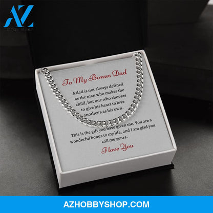 To My Bonus Dad | Cuban Link | Wonderful Bonus |