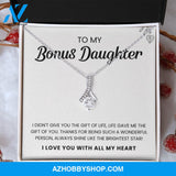 To My Bonus Daughter | Shine Like The Brightest Star | Necklace