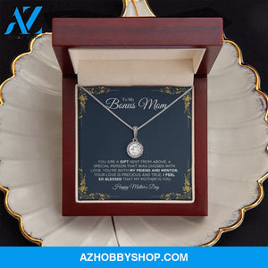 To My Bonus Mom - Happy Mother's Day - Eternal Hope Silver Necklace