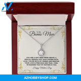 To My Bonus Mom - Happy Mother's Day - Eternal Hope Silver Necklace