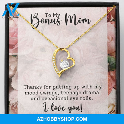 To My Bonus Mom l Forever Love Necklace