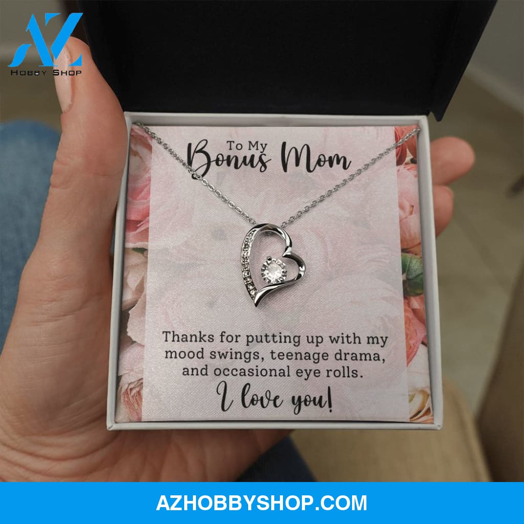 To My Bonus Mom l Forever Love Necklace