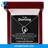 To My Darling, I Am Not Perfect - Forever Love Necklace