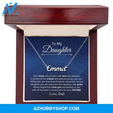 To My Daughter - Chosen - Name Necklace