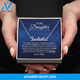 To My Daughter - Chosen - Name Necklace