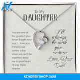 To My Daughter-Forever Love Necklace-Love, Your Dad