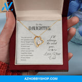 To My Daughter-Forever Love Necklace-Love, Your Dad