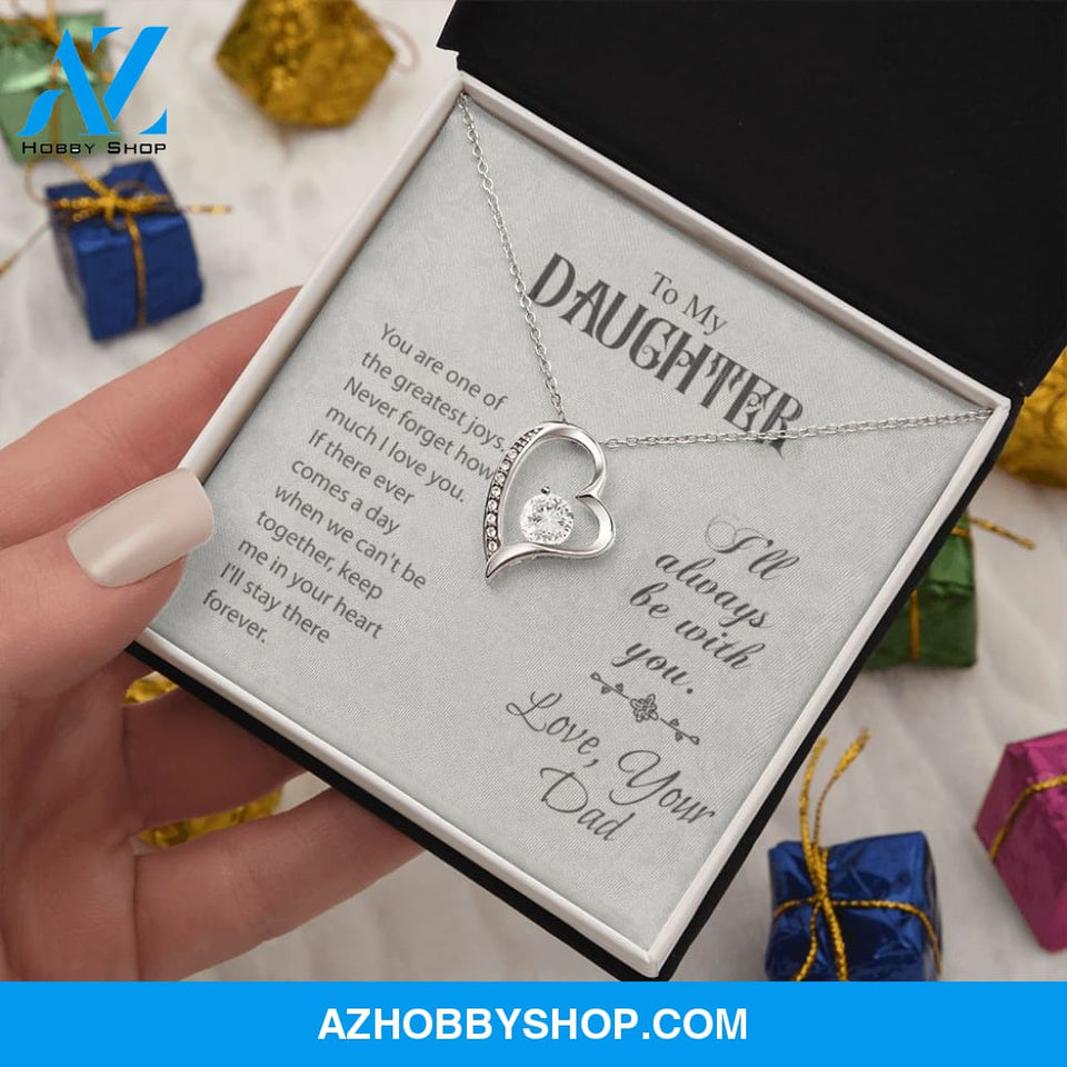 To My Daughter-Forever Love Necklace-Love, Your Dad