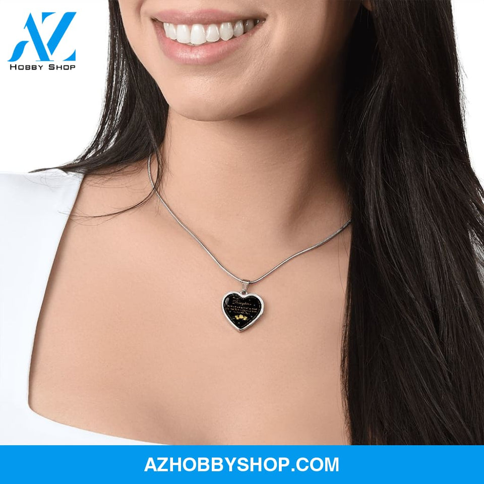 To My Daughter | Hug | Heart Pendant