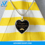 To My Daughter | Hug | Heart Pendant