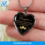 To My Daughter | Hug | Heart Pendant