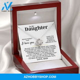 To My Daughter, I Hope You, Gift For Daughter From Dad, Love Knot Necklace