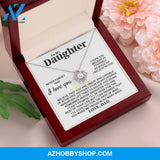 To My Daughter, I Hope You, Gift For Daughter From Dad, Love Knot Necklace