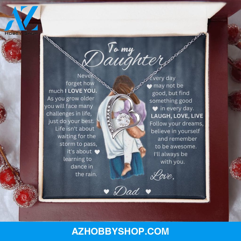 To My Daughter | I Love You | Necklace for Daughter