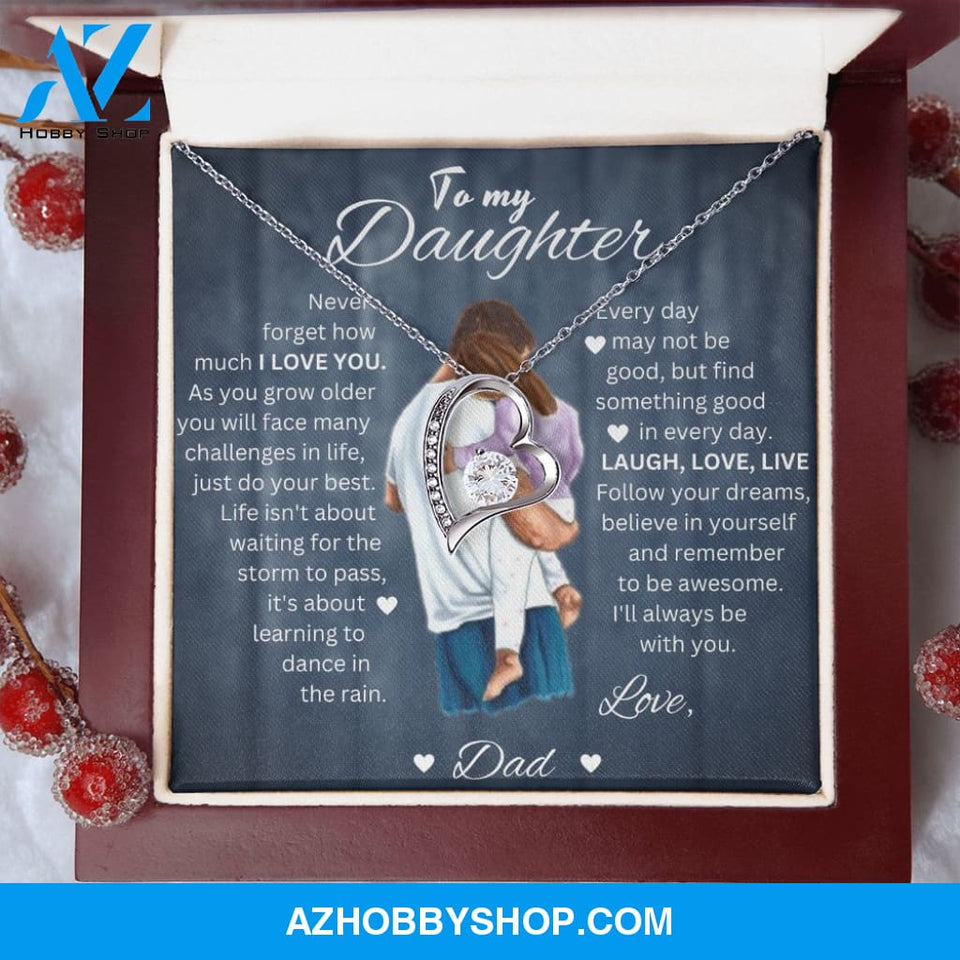 To My Daughter | I Love You | Necklace for Daughter