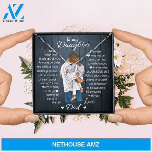 To My Daughter | I Love You | Necklace for Daughter