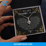 To My Daughter In Law with pride - Alluring Silver Necklace