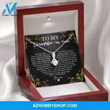 To My Daughter In Law with pride - Alluring Silver Necklace