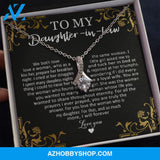 To My Daughter In Law with pride - Alluring Silver Necklace