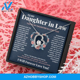 TO MY DAUGHTER IN LOVE HEART NECKLACE GIFT SET