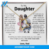 To My Daughter | Just Do Your Best | Forever Love Necklace