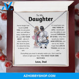 To My Daughter | Just Do Your Best | Forever Love Necklace