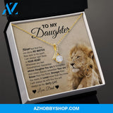 To My Daughter - Lion "You Are Braver Than You Think" Alluring Beauty Necklace