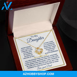 To My Daughter Love Your Dad Love Knot Necklace V8