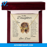 To My Daughter Name Necklace
