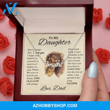 To My Daughter Name Necklace